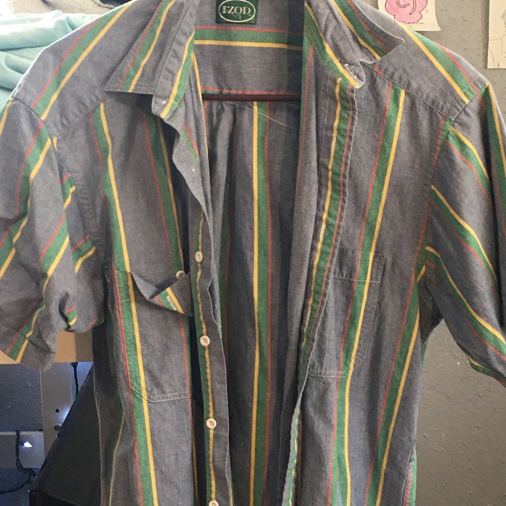 Striped Button Up